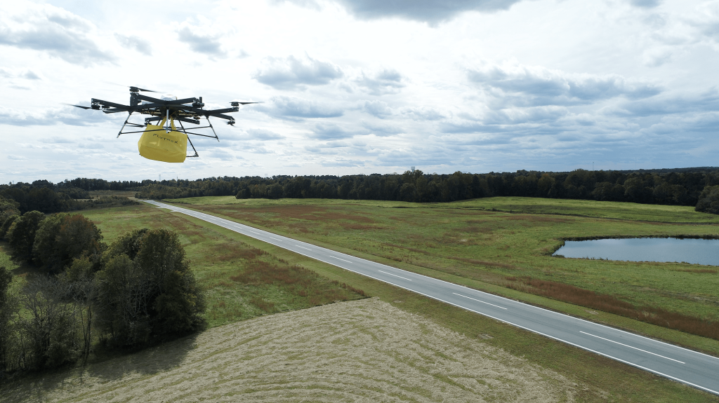 flytrex drone delivery inflight north carolina